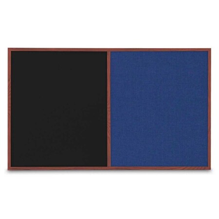 United Visual Products Enclosed Corkboard, 1 Door, 18"x24", 4" Fra, UV3400-WHITE-CLOUD UV3400-WHITE-CLOUD